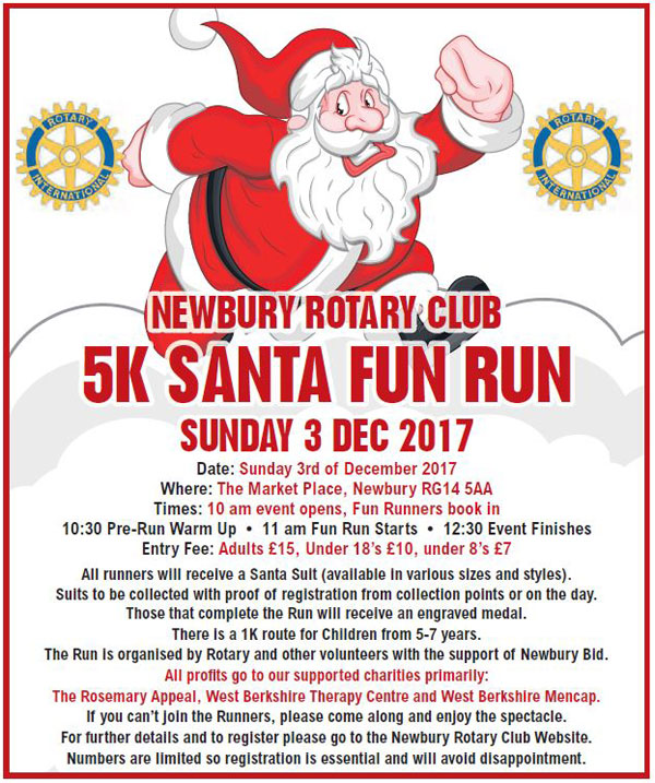 Newbury Santa Run 2017