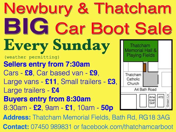 Thatcham Car Boot Sales 2018